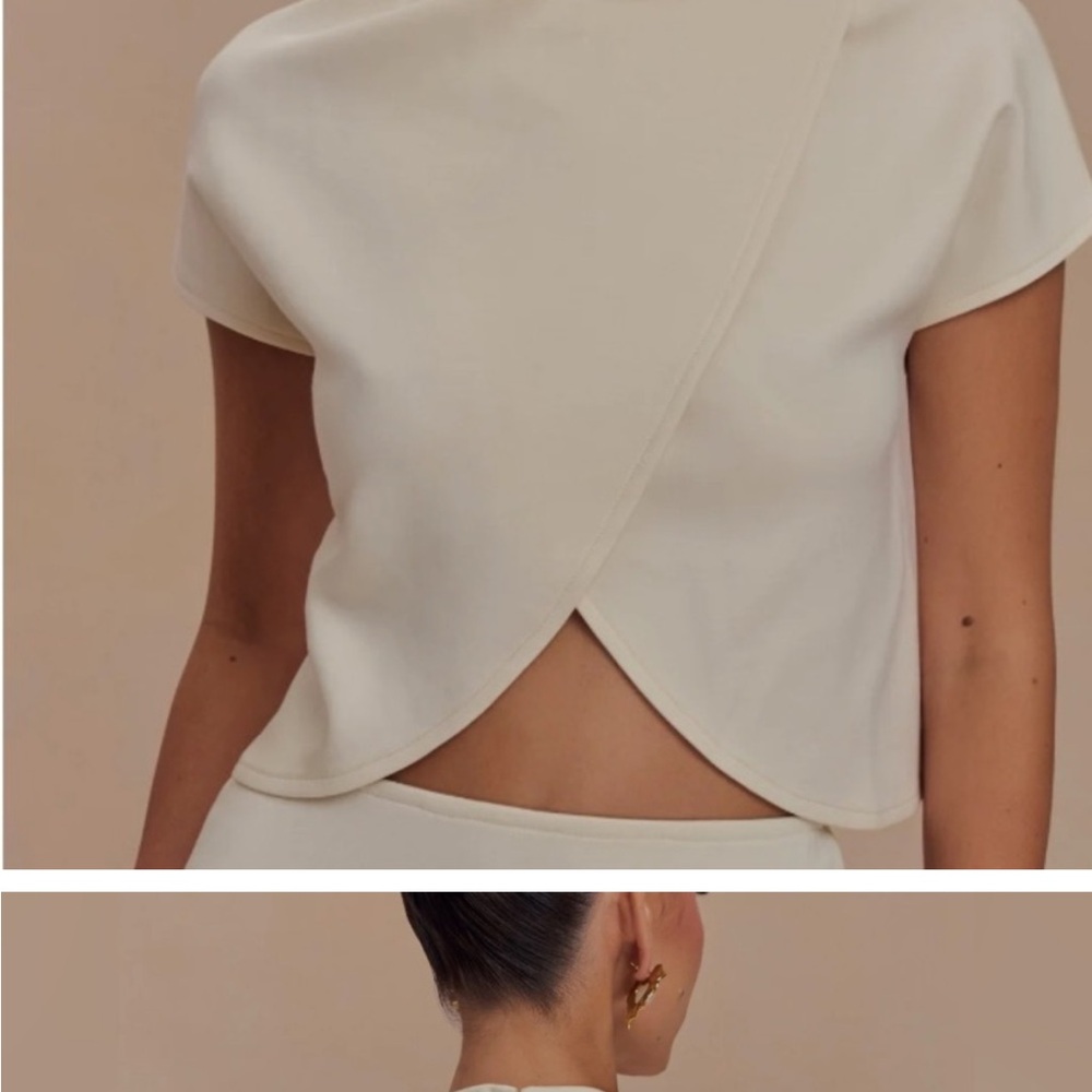 Meshki Eris High Neck Scuba Top